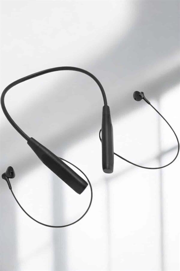 Kablolu Boyun Askılı Dijital Göstergeli Bluetooth Kulaklığı 60 Saat - Görsel 3