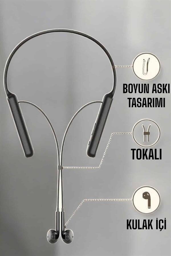 Mikrofonlu Kablolu Bluetooth Kulaklık Yeni Nesil Yüksek Ses Kaliteli - Görsel 4