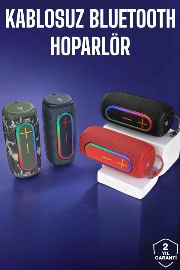 Kablosuz Bluetooth Hoparlör Taşınabilir - Görsel 2