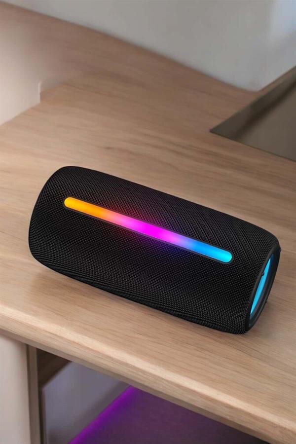Kablosuz Bluetooth Hoparlör Uzun Pil Ömrü Taşınabilir - Görsel 5