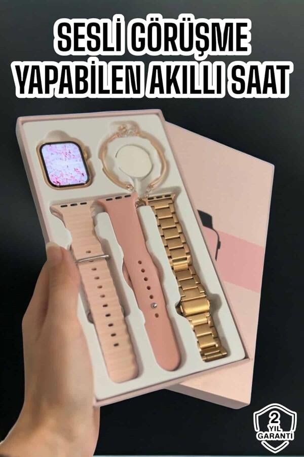 Akıllı Saat Bluetooth Bağlantılı Aksesuar Hediyeli GPS Takibi - Görsel 2