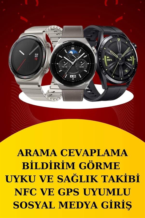 Dijital Göstergeli Bluetooth Kulaklık ve Bildirim Görebilen Akıllı Saat Alarm ve Titreşim - Görsel 3