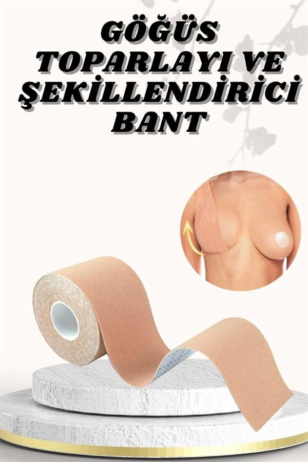 Göğüs Bandı Toparlayıcı ve Şekillendirici Tere ve Suya Dayanıklı Esnek Yapılı Hassas Ciltlere Uygun - Görsel 2