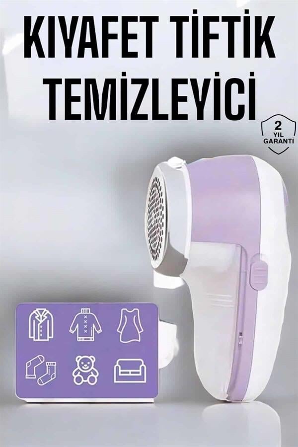 Tiftik Temizleyici Hazneli Şarjlı Manuel Kolay Kullanım - Görsel 2