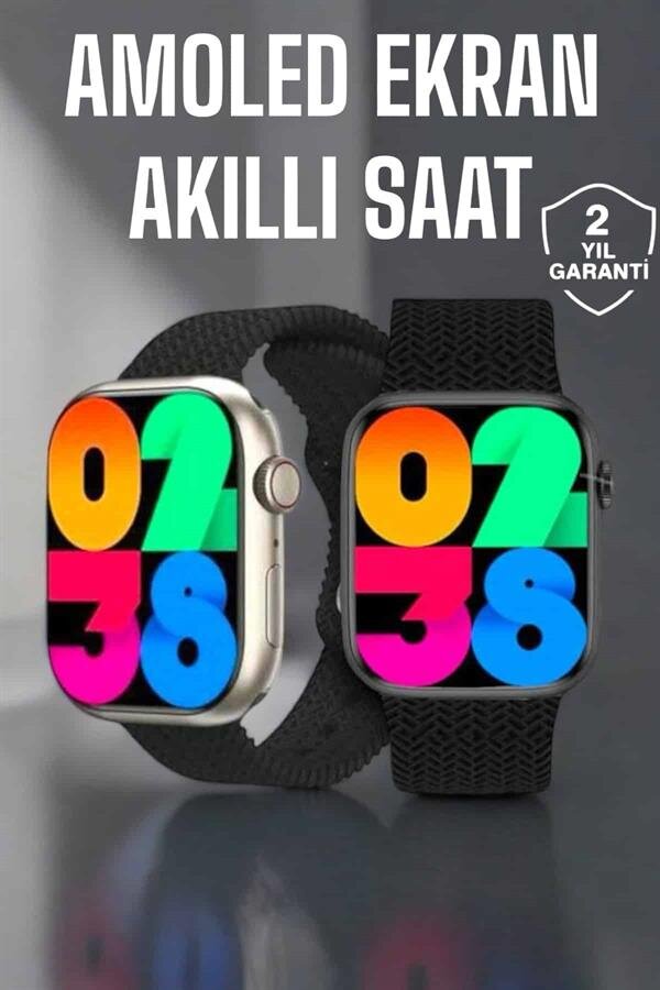 Yeni Nesil Akıllı Saat Arama Cevaplama GPS Takibi Adımsayar NFC Özelliği - Görsel 2