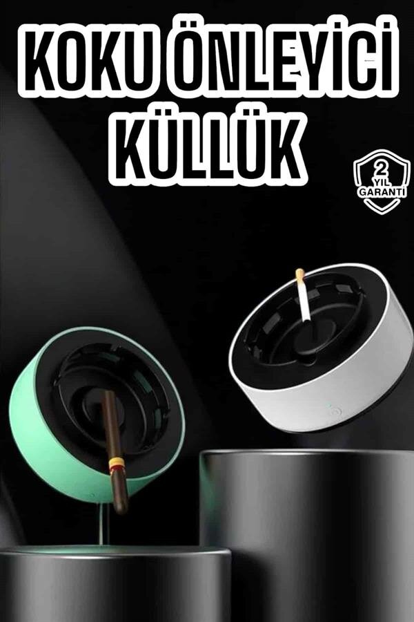 Dumanı Içine Çeken Küllük Kokuyu Hapseden Küllük Akıllı Kokusuz Küllük - Görsel 2