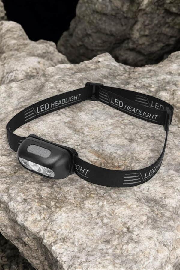 Kamp Lambası Led Işık Kafa Lambası Balıkçı Lambası Ayarlanabilir - Görsel 3