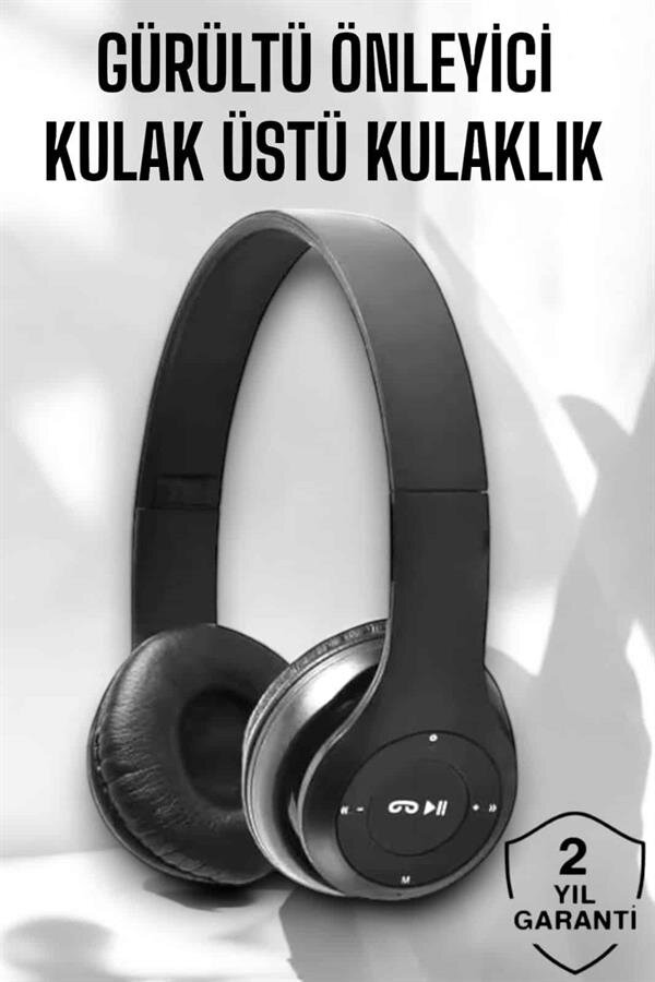 Ayarlanabilir Kafa Bandı ile Yüksek Performanslı Bluetooth Kulaklık - Görsel 2