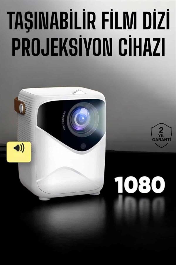 Taşınabilir Android Projeksiyon Wifi Destekli 4K Multimedia Tabanlı Ev Ve Ofis Tipi - Görsel 2