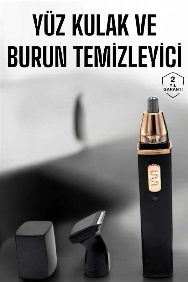 Seyahat Tipi Mini Taşınabilir Siyah Burun Kulak Yanak Kıl ve Tüy Temizleme Makinesi - Görsel 2