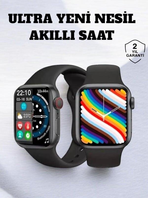 Akıllı Saat iOS ve Android ile Uyumlu Şık ve Çok Fonksiyonlu - Görsel 2