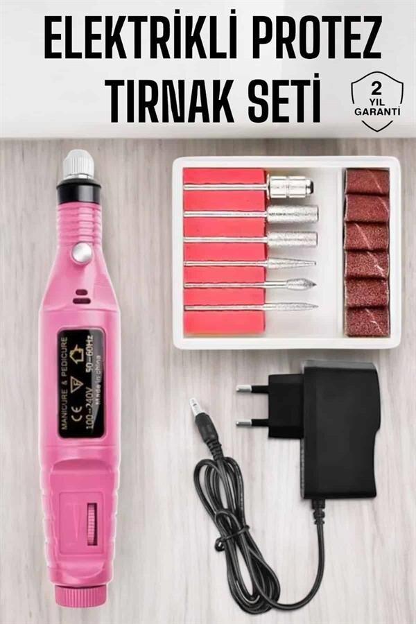 Nasır Temizleyici Manikür Pedikür Seti Elektrikli USB Girişli - Görsel 2