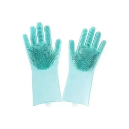 Sihirli Isıya Dayanıklı Silikon Çok Amaçlı Bulaşık Eldiven Fırçası Magic Gloves - Görsel 3