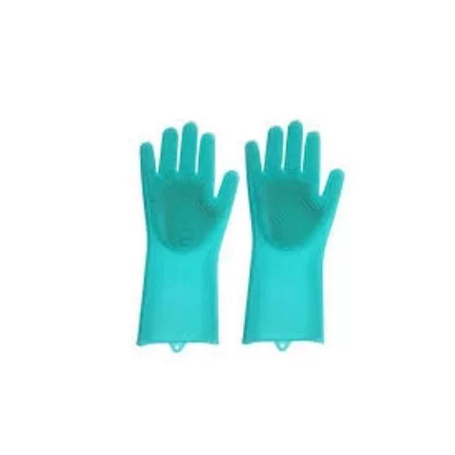 Sihirli Isıya Dayanıklı Silikon Çok Amaçlı Bulaşık Eldiven Fırçası Magic Gloves - Görsel 5