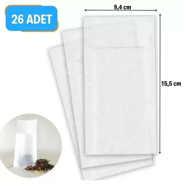 Çay Demleme Poşeti 26 Adet - Görsel 4