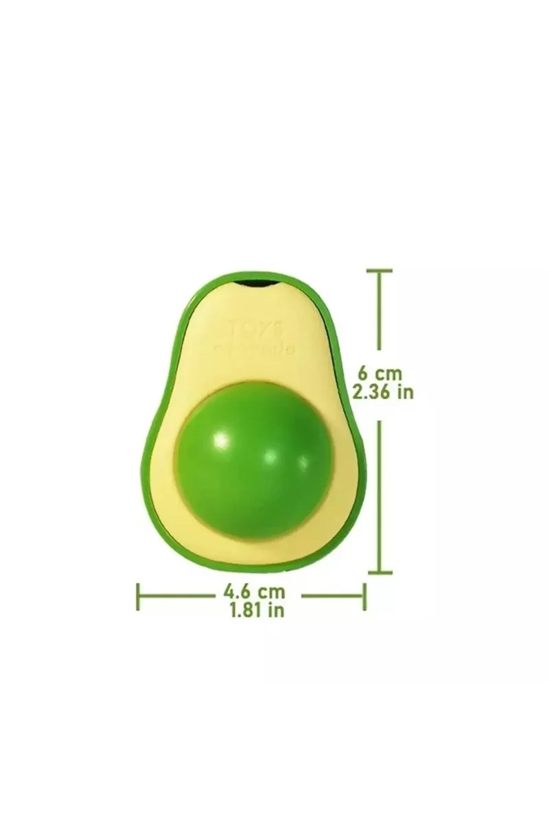Avokado Tasarımlı Kedi Yalama Topu - Görsel 2