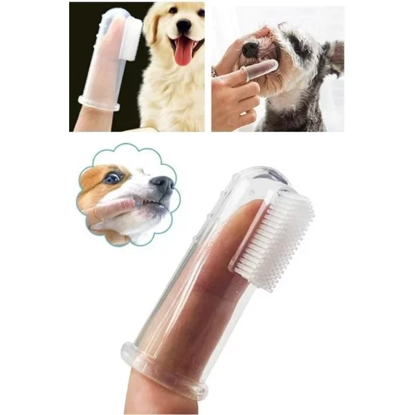 Kedi Köpek Diş Temizleme Fırçası - Görsel 2