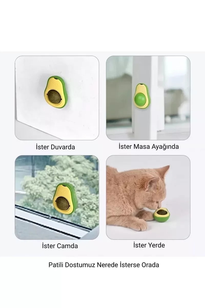 Avokado Kedi Nanesi Oyun Topu - Görsel 2