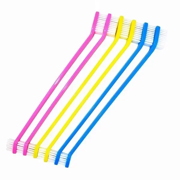 Plastik Köpek Diş Fırçası 4 Adet - Görsel 2