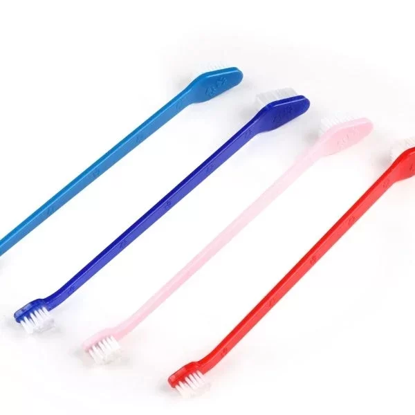 Plastik Köpek Diş Fırçası 4 Adet - Görsel 3