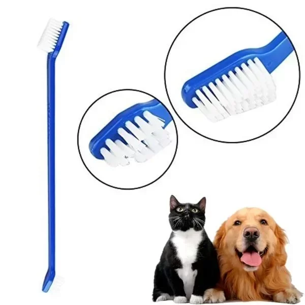 Plastik Köpek Diş Fırçası 4 Adet - Görsel 5