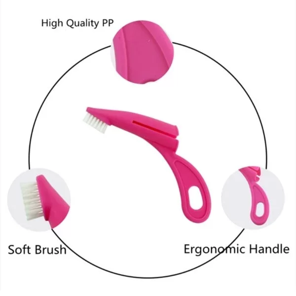 Ergonomik Evcil Hayvan Diş Fırçası - Görsel 4