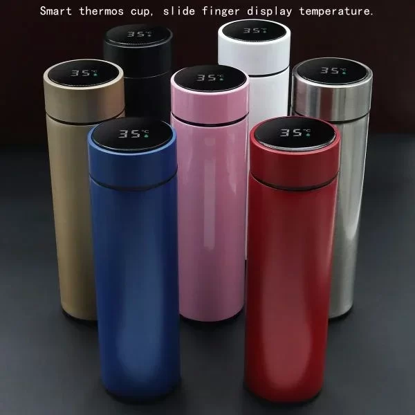 Sıcaklık Göstergeli Dijital Termos 500 ml - Görsel 3