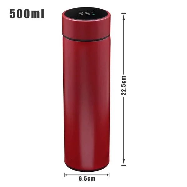 Sıcaklık Göstergeli Dijital Termos 500 ml - Görsel 4