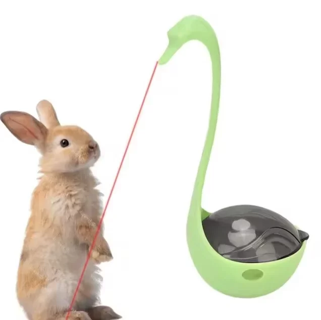 Kuğu Şeklinde Lazerli Kedi Oyuncağı - Görsel 2