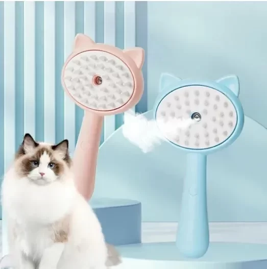 Kedi ve Köpekler İçin Buharlı Masaj Tarağı - Görsel 2