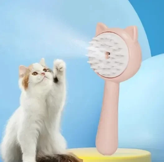 Kedi ve Köpekler İçin Buharlı Masaj Tarağı - Görsel 4