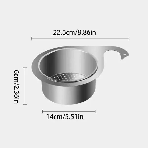 Kuğu Tasarımlı Paslanmaz Lavabo Drenaj Sepeti - Görsel 4
