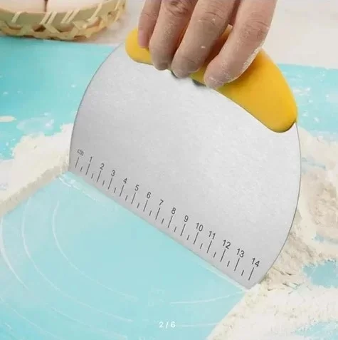 Paslanmaz Çelik Hamur Kesme ve Şekillendirme Spatulası - Görsel 2