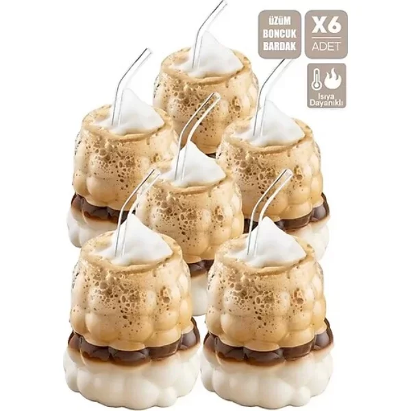 Üzüm Bardak Seti (60 ML) - 6 ADET - Görsel 5