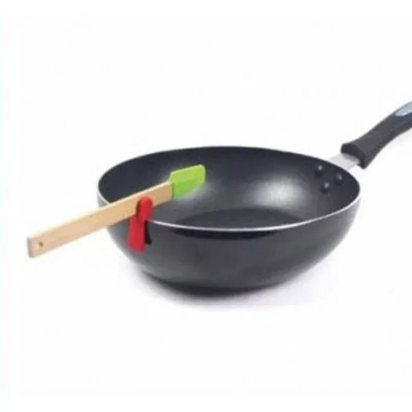 Silikon Tava Kaşık Tutacağı 3'lü Paket - Görsel 3