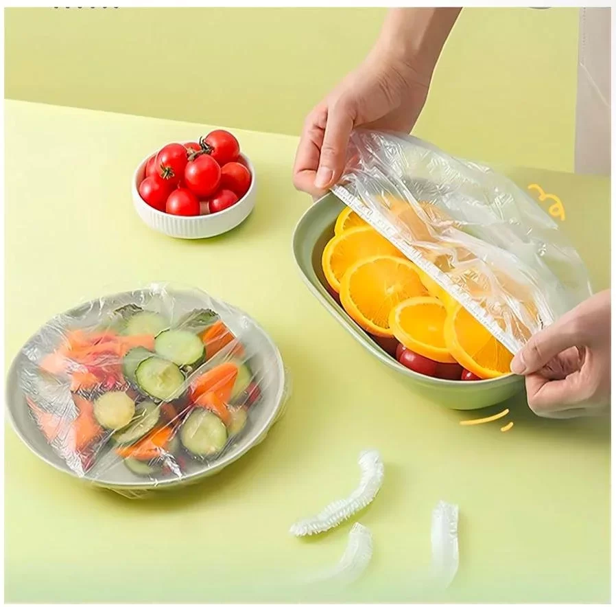 Lastikli Tencere Ve Tabak Bonesi 100 Adet (22cm) - Görsel 3