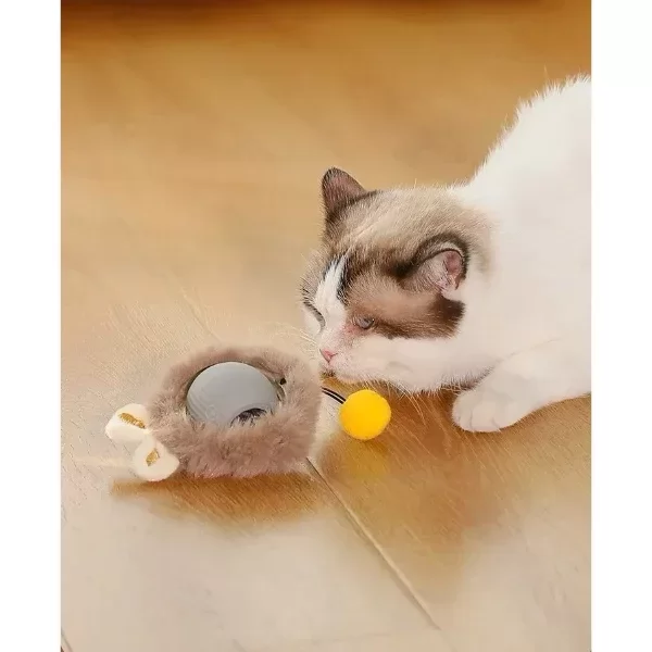 Tüylü Şarjlı Kedi Oyuncağı - Görsel 2
