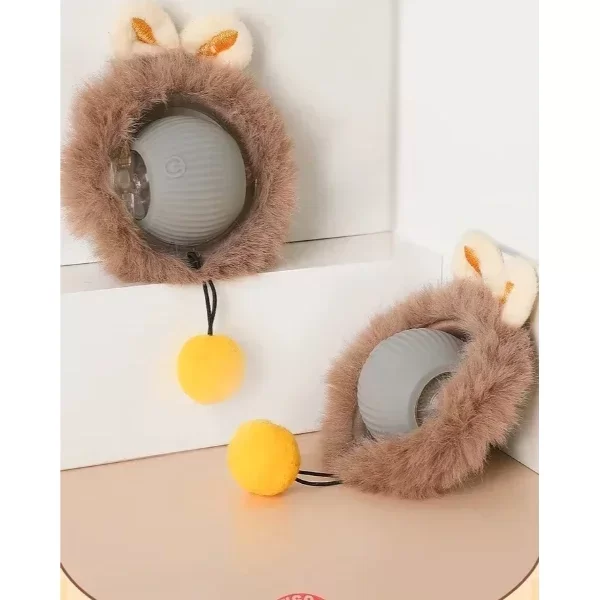 Tüylü Şarjlı Kedi Oyuncağı - Görsel 5