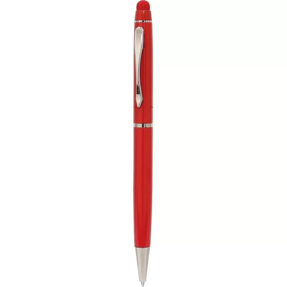 Kırmızı Touchpen Metal Kalem - Görsel 2