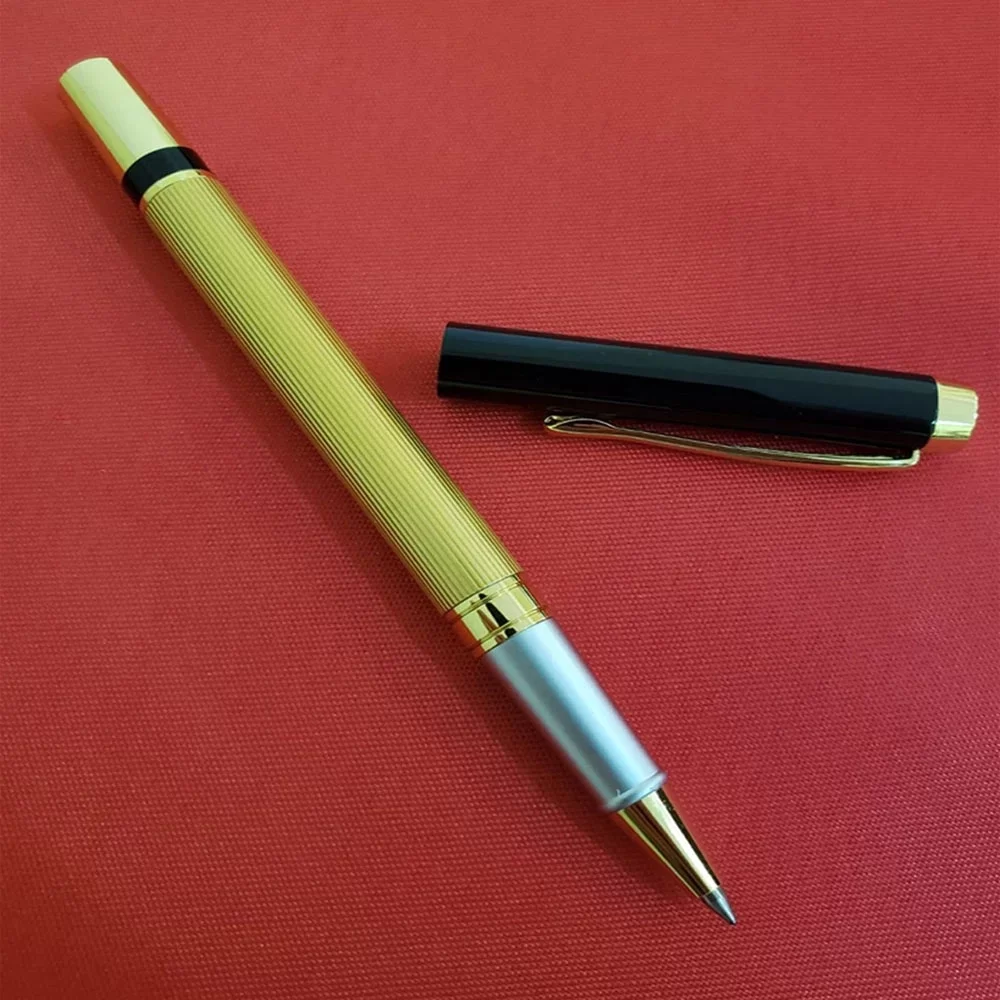 Kutulu Metal Roller Gold Siyah Kalem - Görsel 3