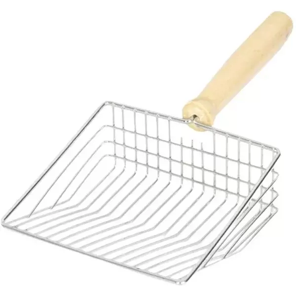 Ahşap Saplı Metal Kum Temizleme Küreği - Görsel 3