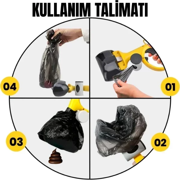 Evcil Hayvan Dışkı Toplama Aparatı - Görsel 2