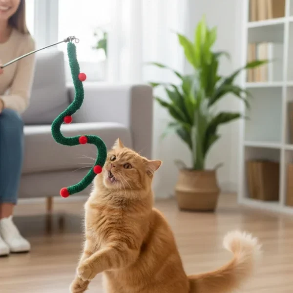 Süs Tasarımlı Kedi Oltası - Görsel 2