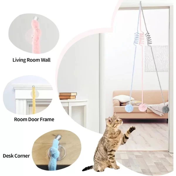 Elastik Yaylı Asılabilir Peluş Oyuncak - Görsel 3