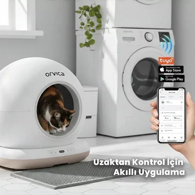 HD Kameralı Akıllı Kedi Tuvaleti - Görsel 2