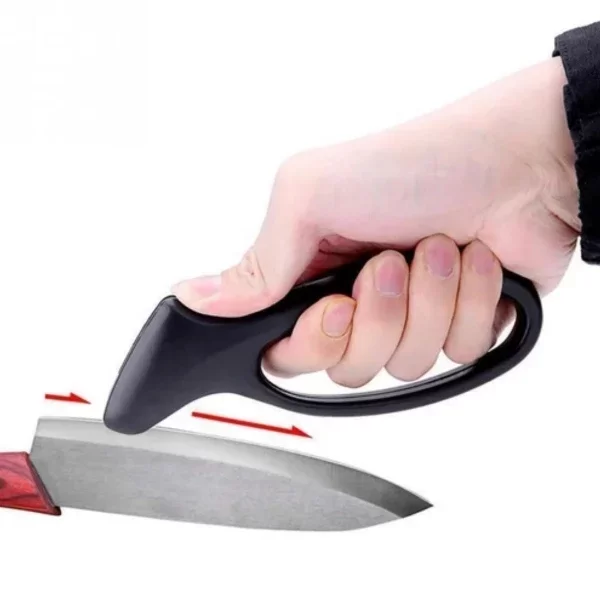 Ergonomik Paslanmaz Çelik Manuel Bıçak Bileme Aleti - Görsel 2