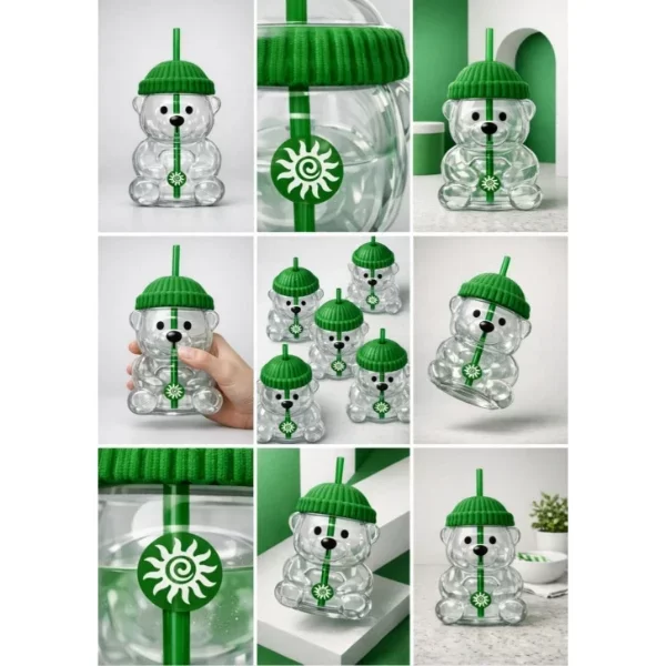 Bearista Plastik Soğuk İçecek Bardağı - Görsel 5