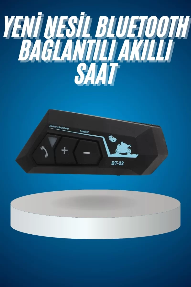 Bluetooth Kask Kulaklığı Intercom 5.0 Bluetooth Android ve İOS Uyumlu