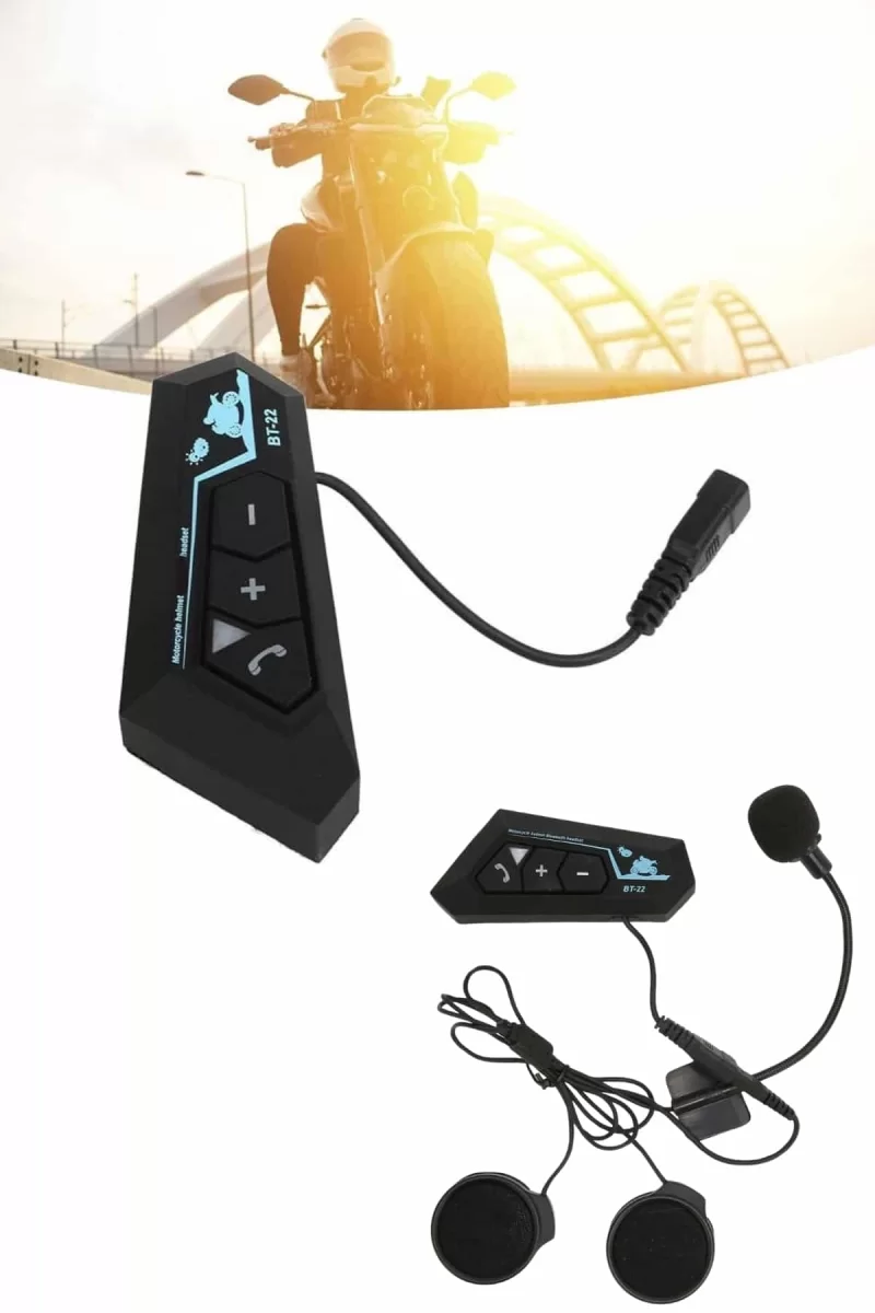 Bluetooth Kask Kulaklığı Intercom 5.0 Bluetooth Android ve İOS Uyumlu - Görsel 2