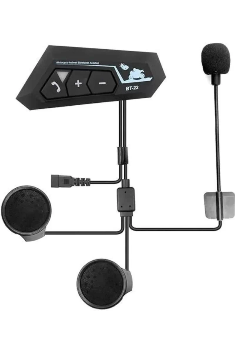 Yeni Nesil Dinleme Ve Konuşma Özellikli Intercom Kask Kulaklığı 5.0 Bluetooth - Görsel 3